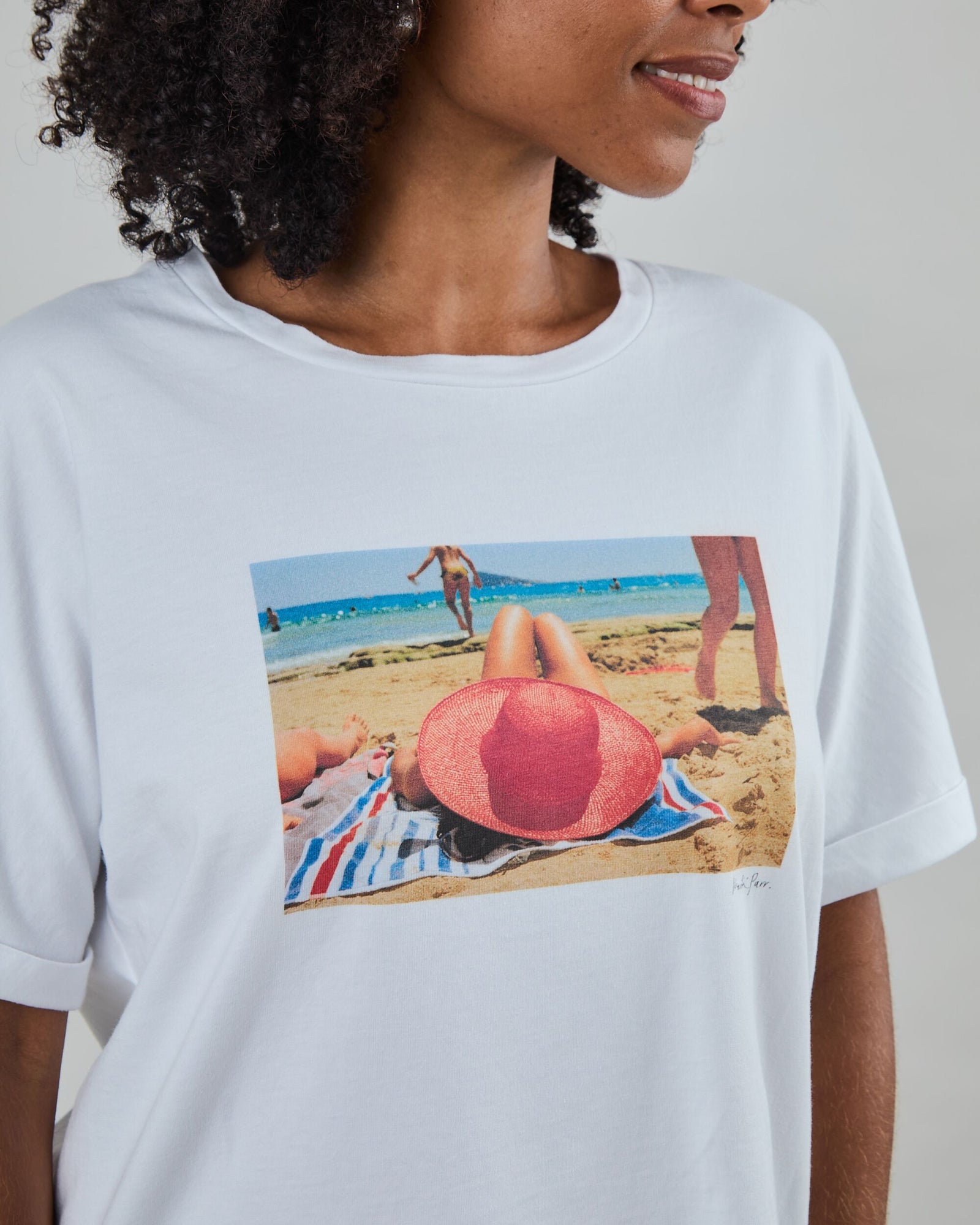 This is Spain by Martin Parr Magnum Oversize Tee White