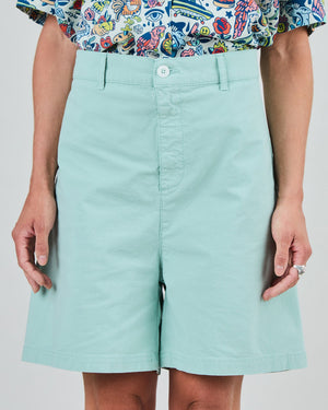 High Waist Shorts Green