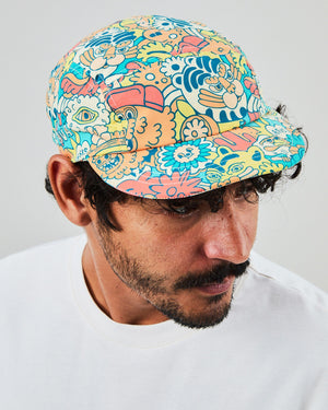 Asis Percales Animal Party 5 panel Cap