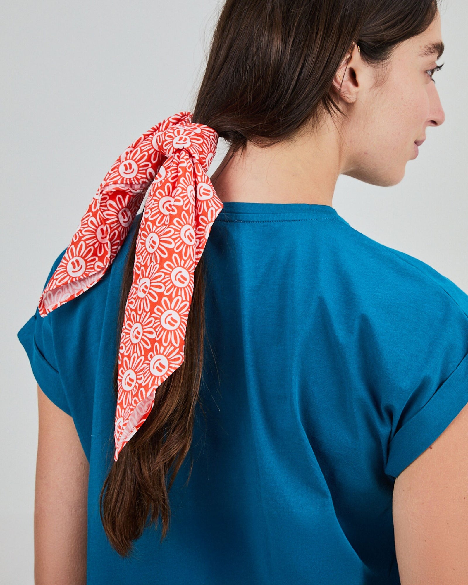 Asis Percales Daisy Cotton Scarf