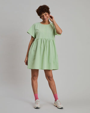 Checks Oversize Shorts Dress Green