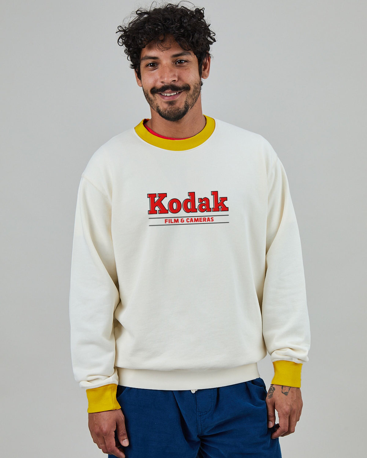 Kodak Retro FIlm Sweatshirt Ecru