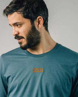 Digital Nomad Longsleeved T-Shirt Indigo