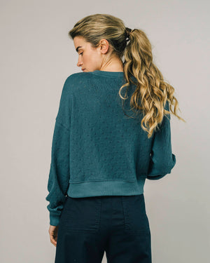 Lace Sweater Petrol