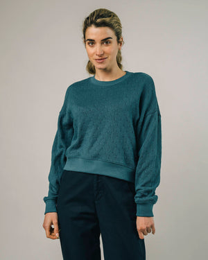Lace Sweater Petrol