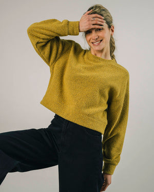 Cropped Sweater Mustard