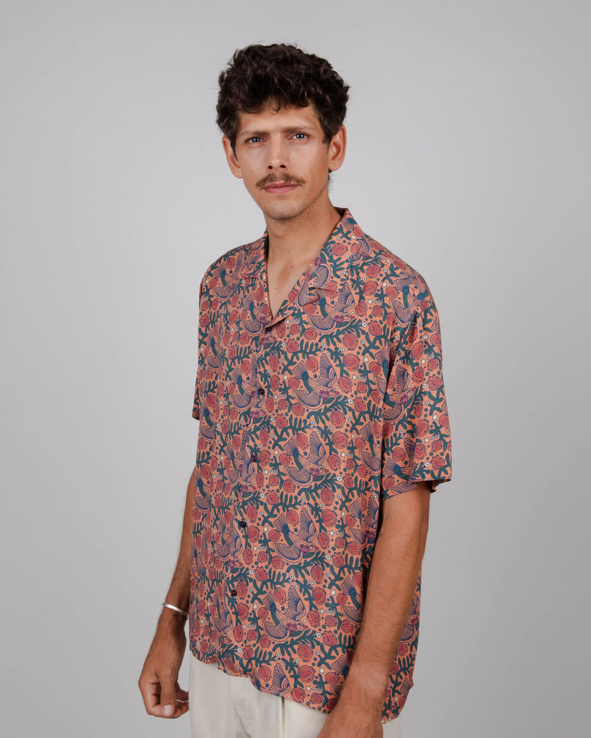 Asis Percales Passerine Aloha Shirt Coiro