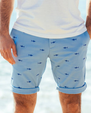 Sharks Printed Shorts