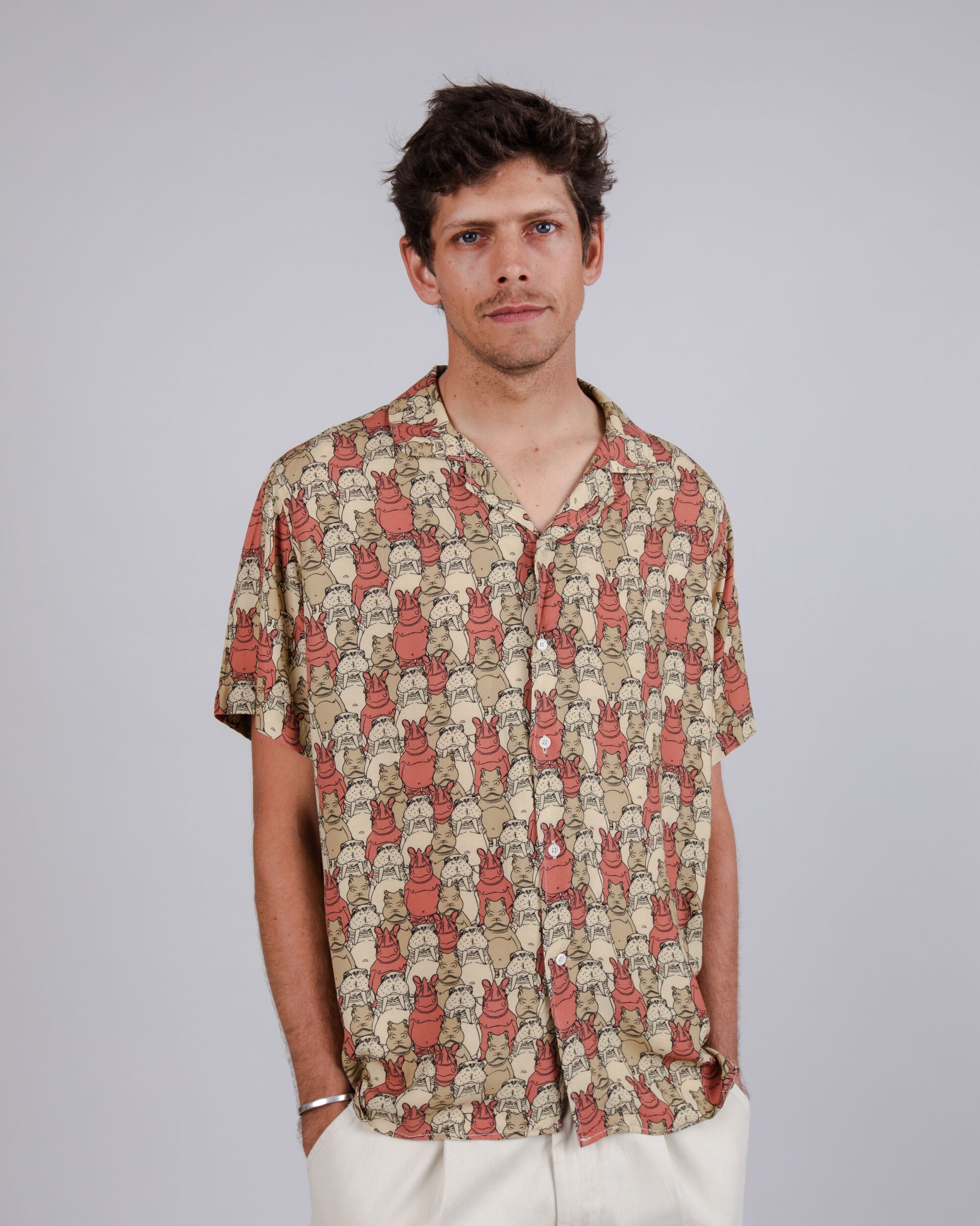 Ornamante Aloha Shirt Ecru 