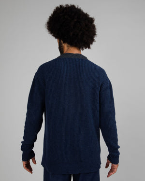 Woolly Cashmere Cardigan Navy
