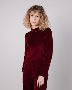 Velvet Perkins Sweater Prune