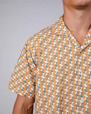 Tiles Aloha Shirt Topaz