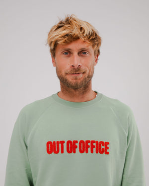 Out Of Office Cotton Sweatshirt Mint